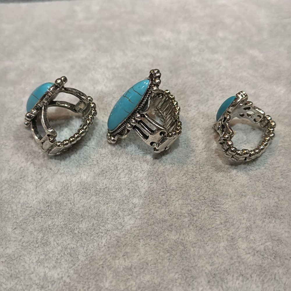 Turquoise rings - Picture 3 of 3